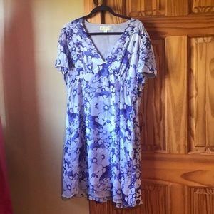 Purple michael kors dress |